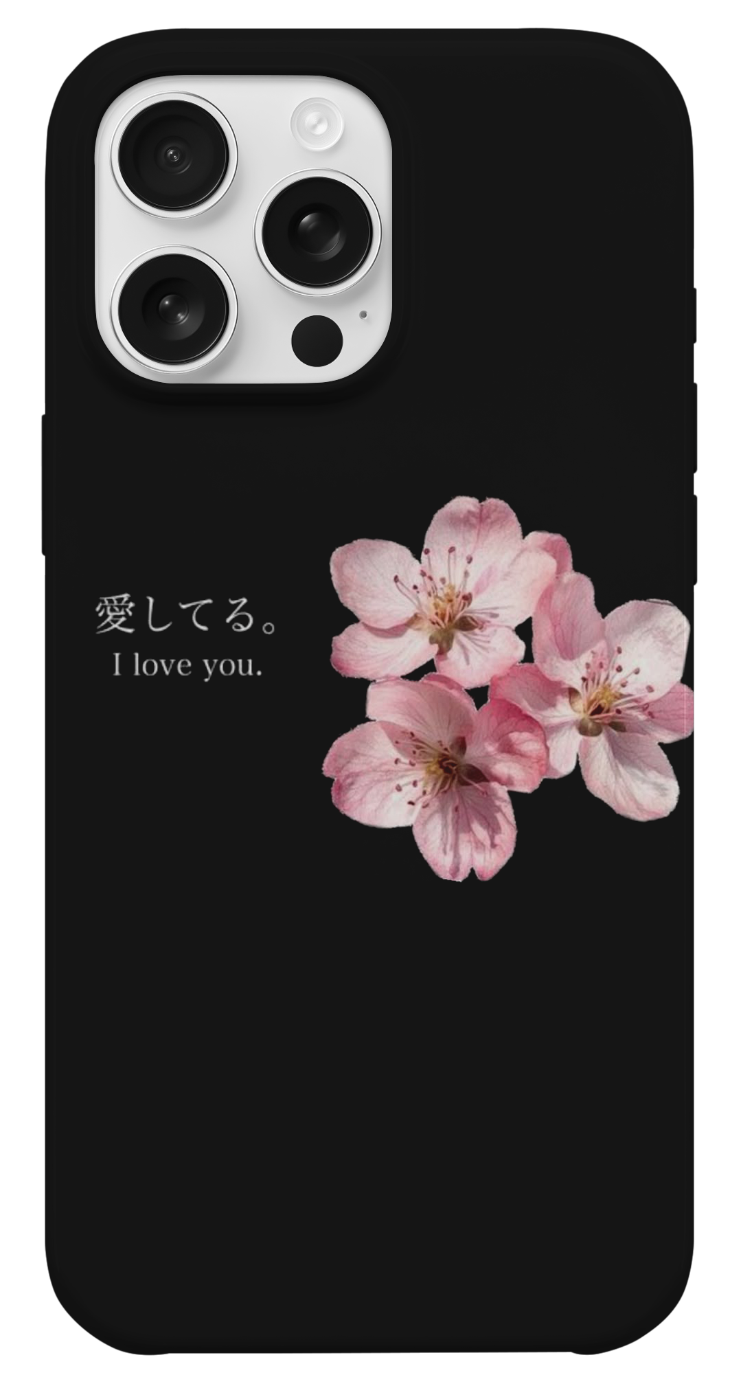 Kiraz Çiçeği I Love You Telefon Kılıfı