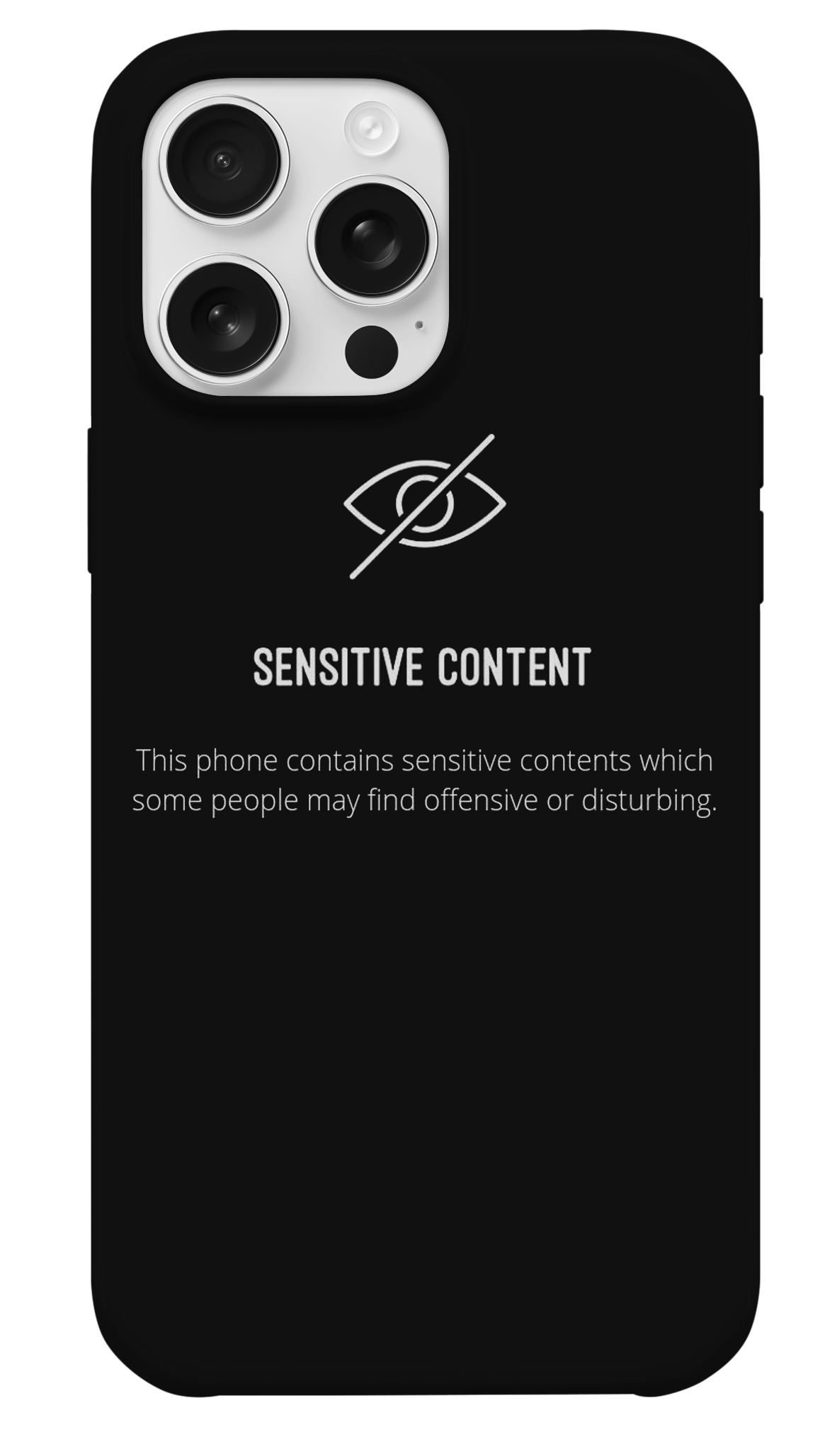 Sensitive Content Telefon Kılıfı