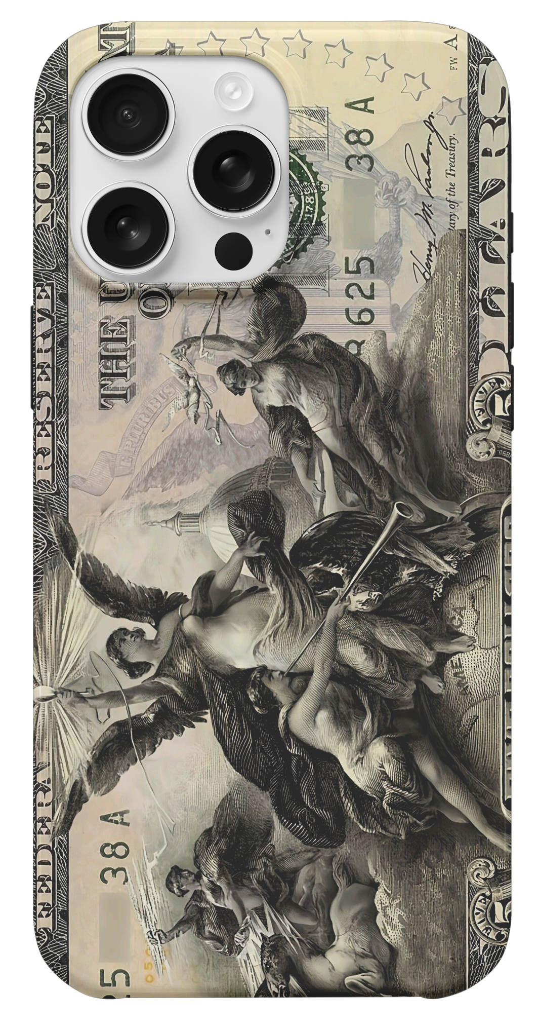 Sanatsal DOLLAR Telefon Kılıfı