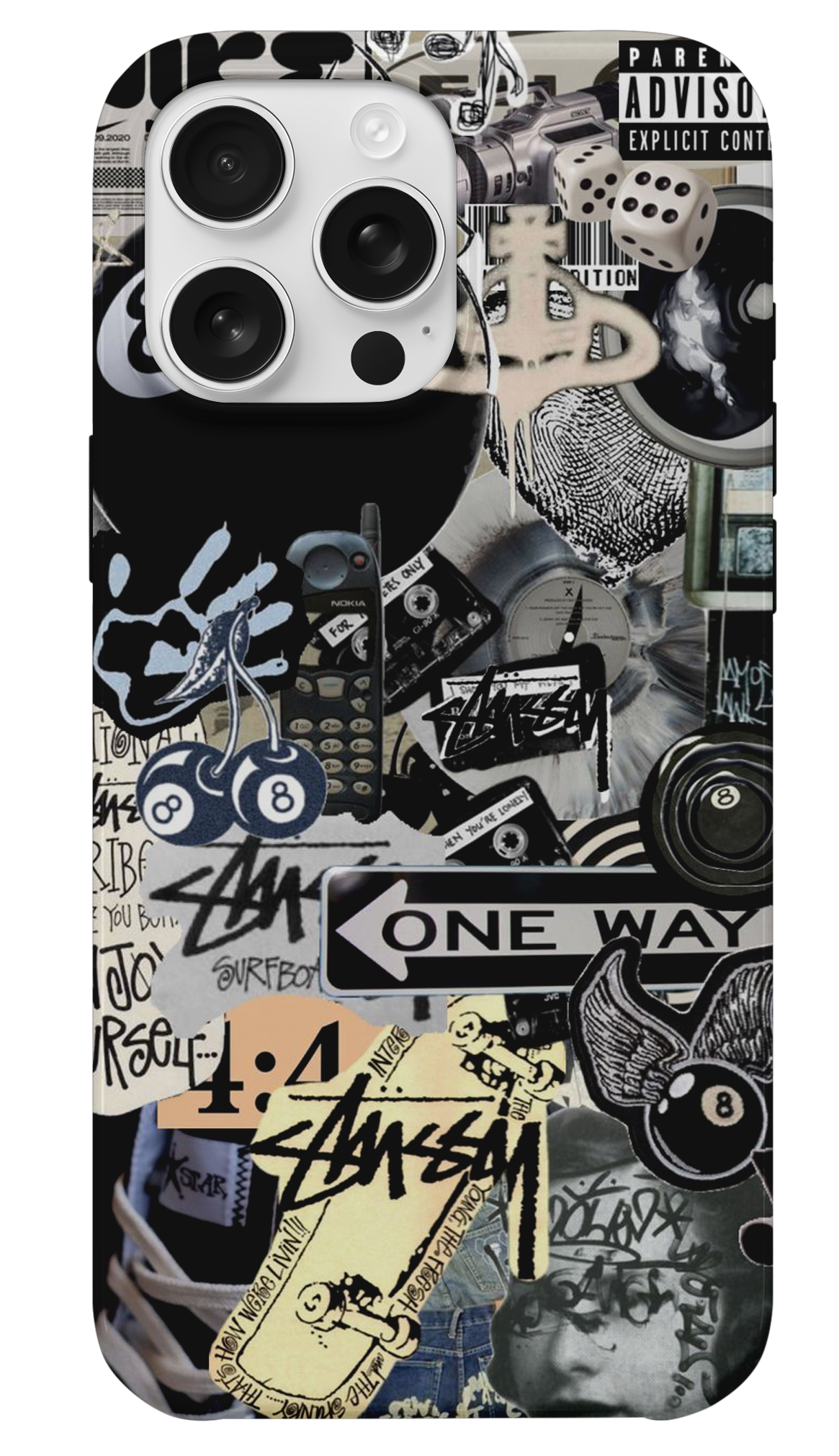 Magic Wheels Retro Hip-Hop Telefon Kılıfı