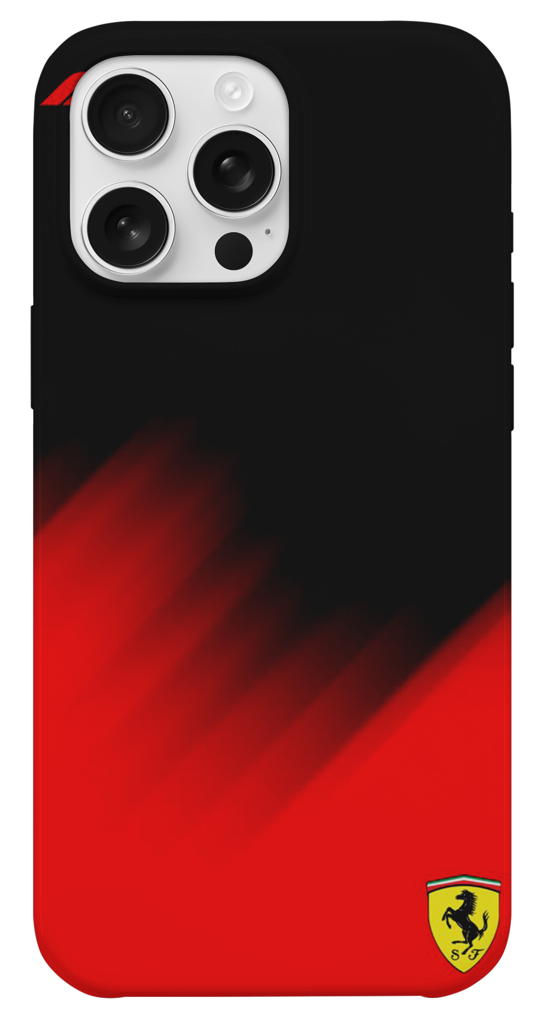 Ferrari Logo Kırmızı Siyah Telefon Kılıfı