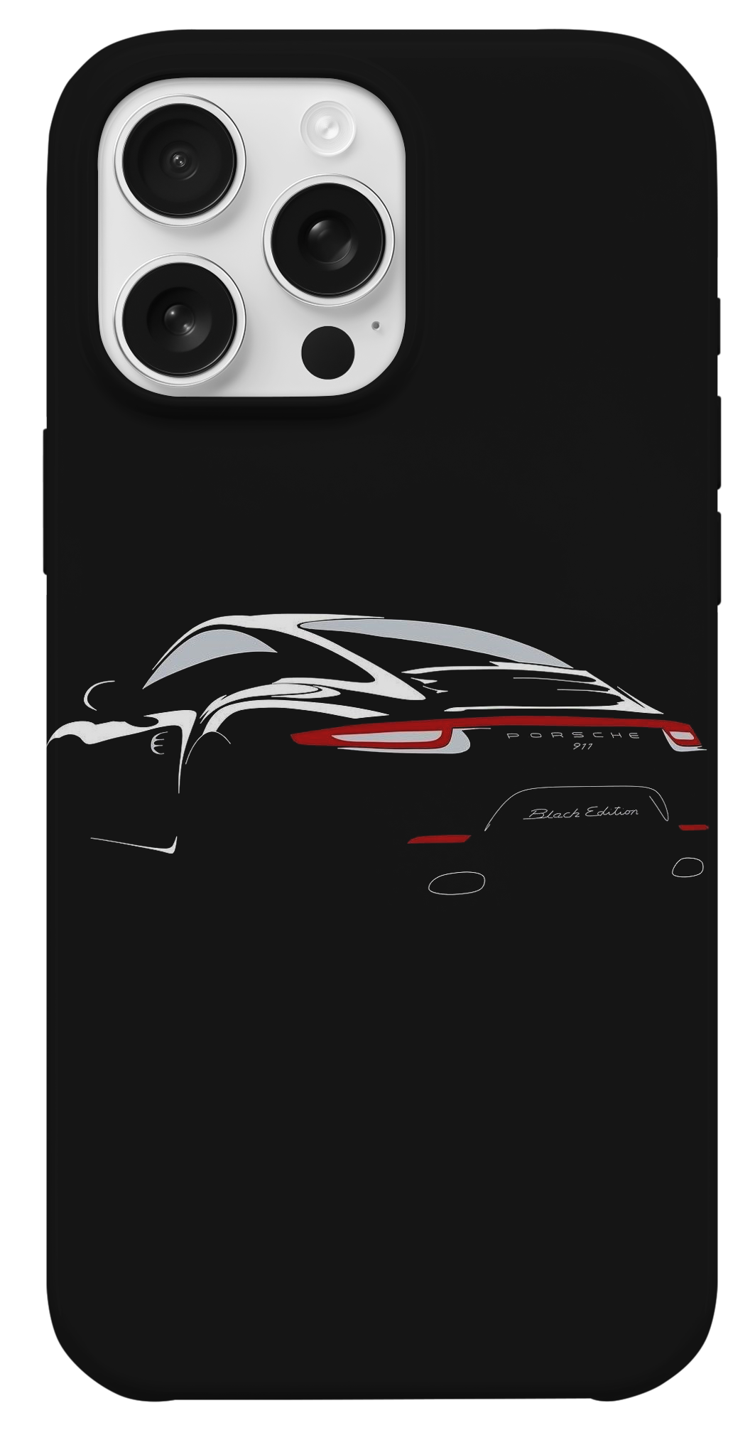 Porsche 911 Black Edition Telefon Kılıfı