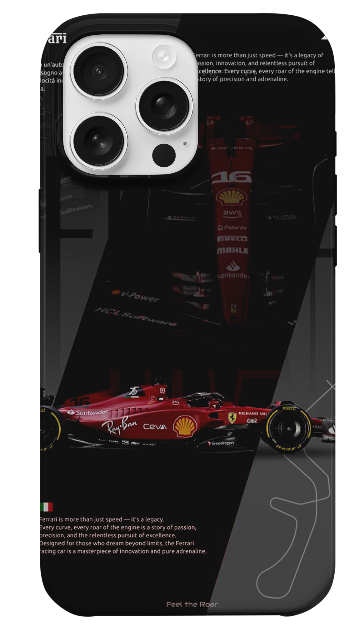 Prancing Horse Performance F1 Telefon Kılıfı - Ferrari Tasarım