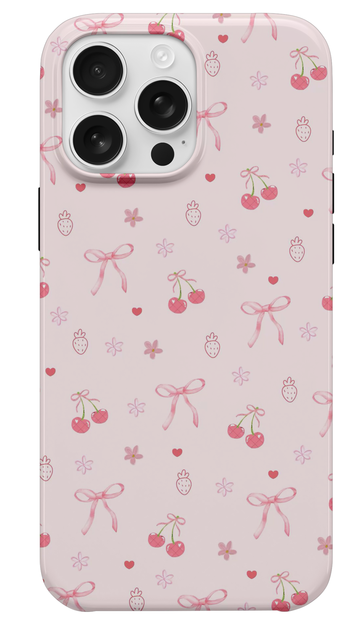 Kiraz Pattern Telefon Kılıfı