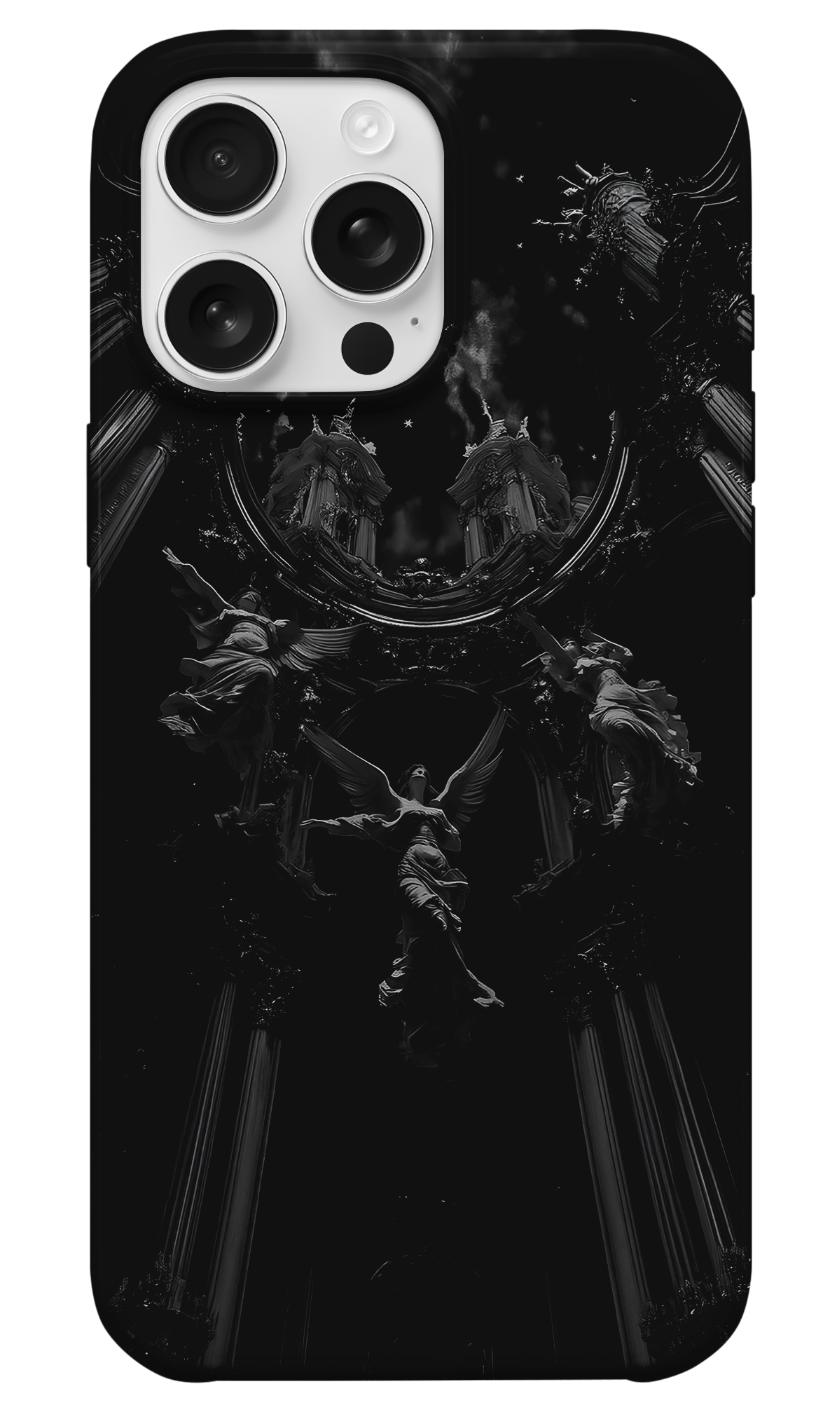 Dark Academia Black Angel Telefon Kılıfı