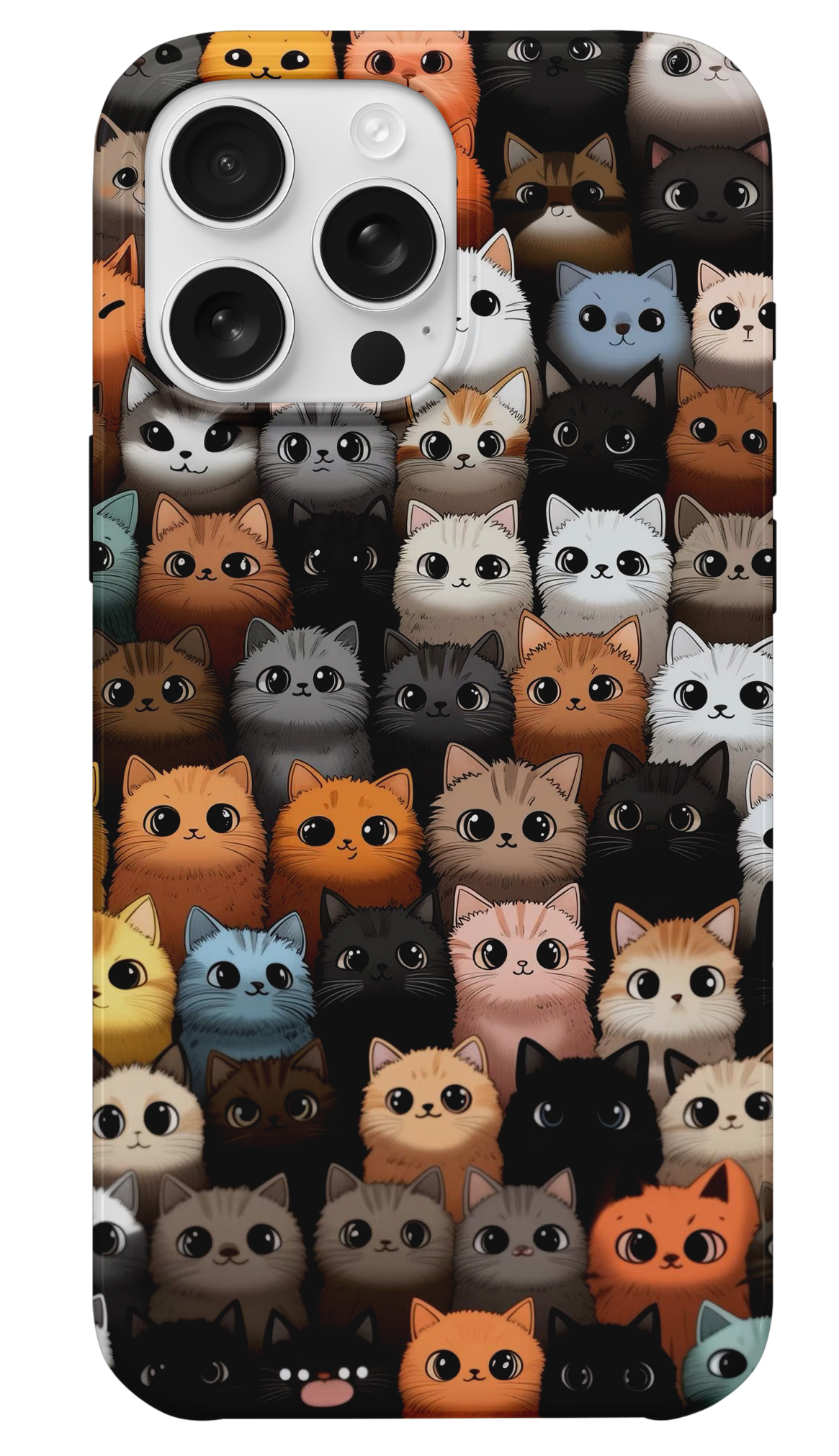 Renkli Kediler Telefon Kılıfı