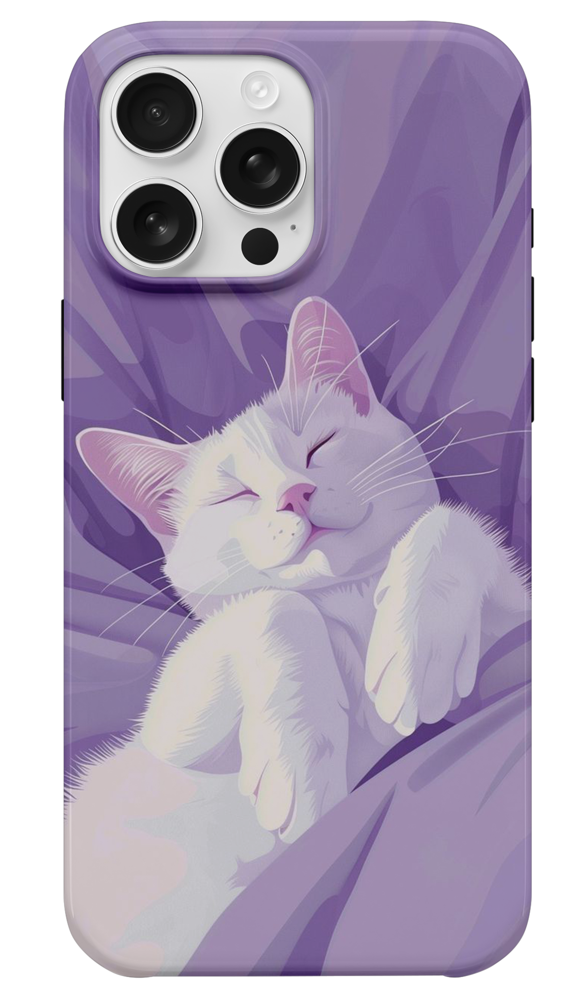 Beyaz Kedi Telefon Kılıfı