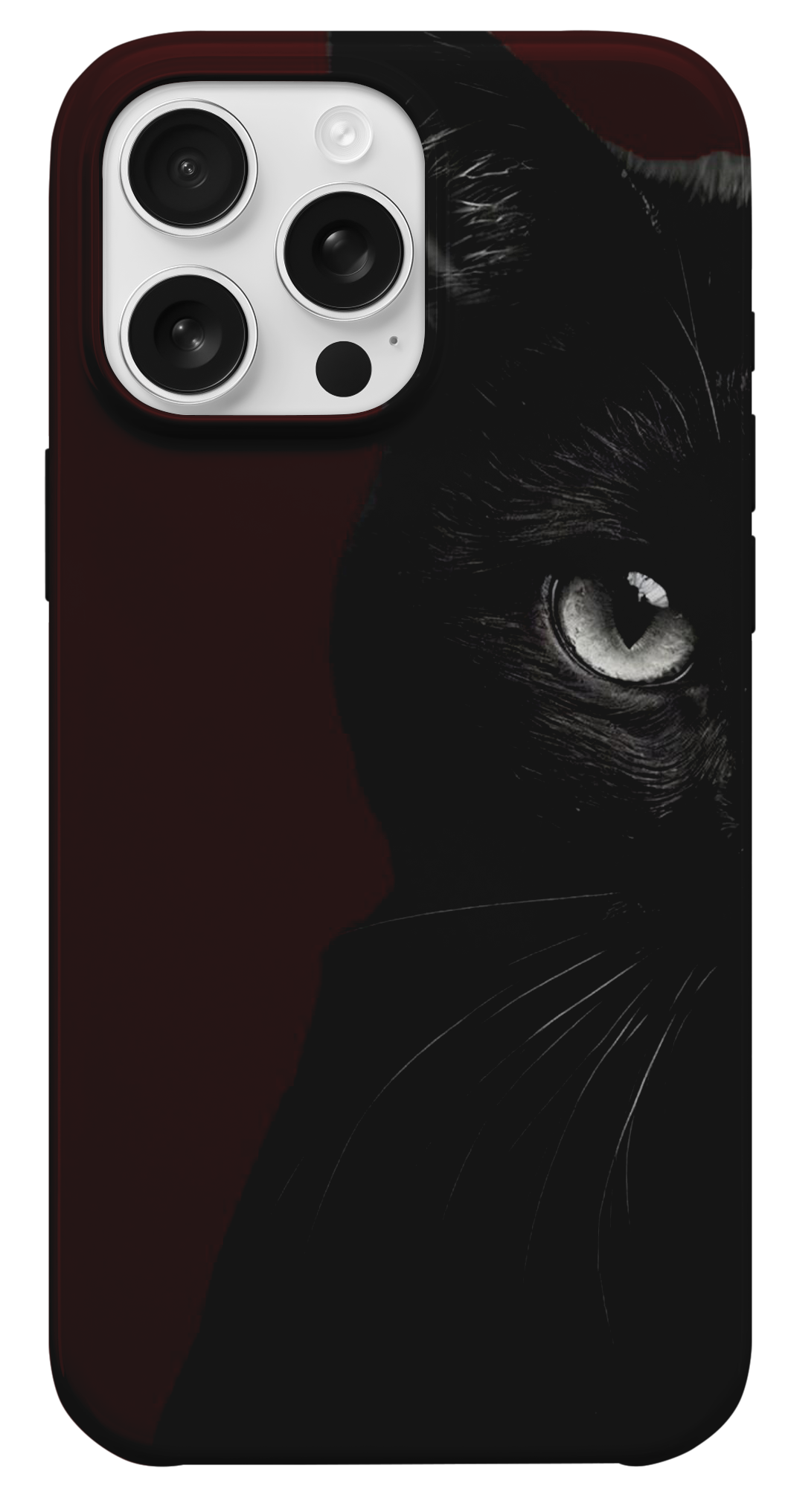 Siyah Kedi Gözü Telefon Kılıfı