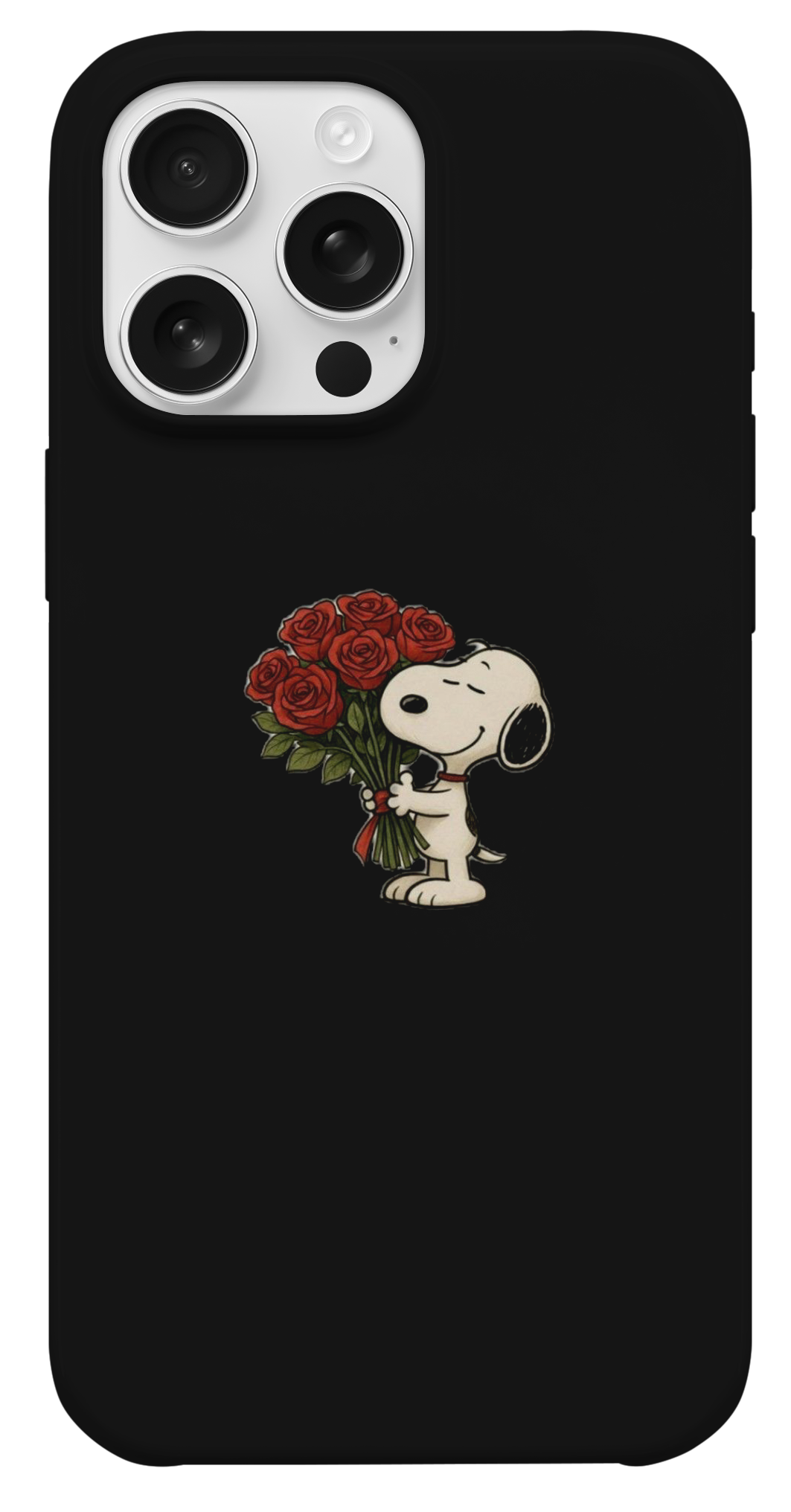 Snoopy Gül Buketi Telefon Kılıfı