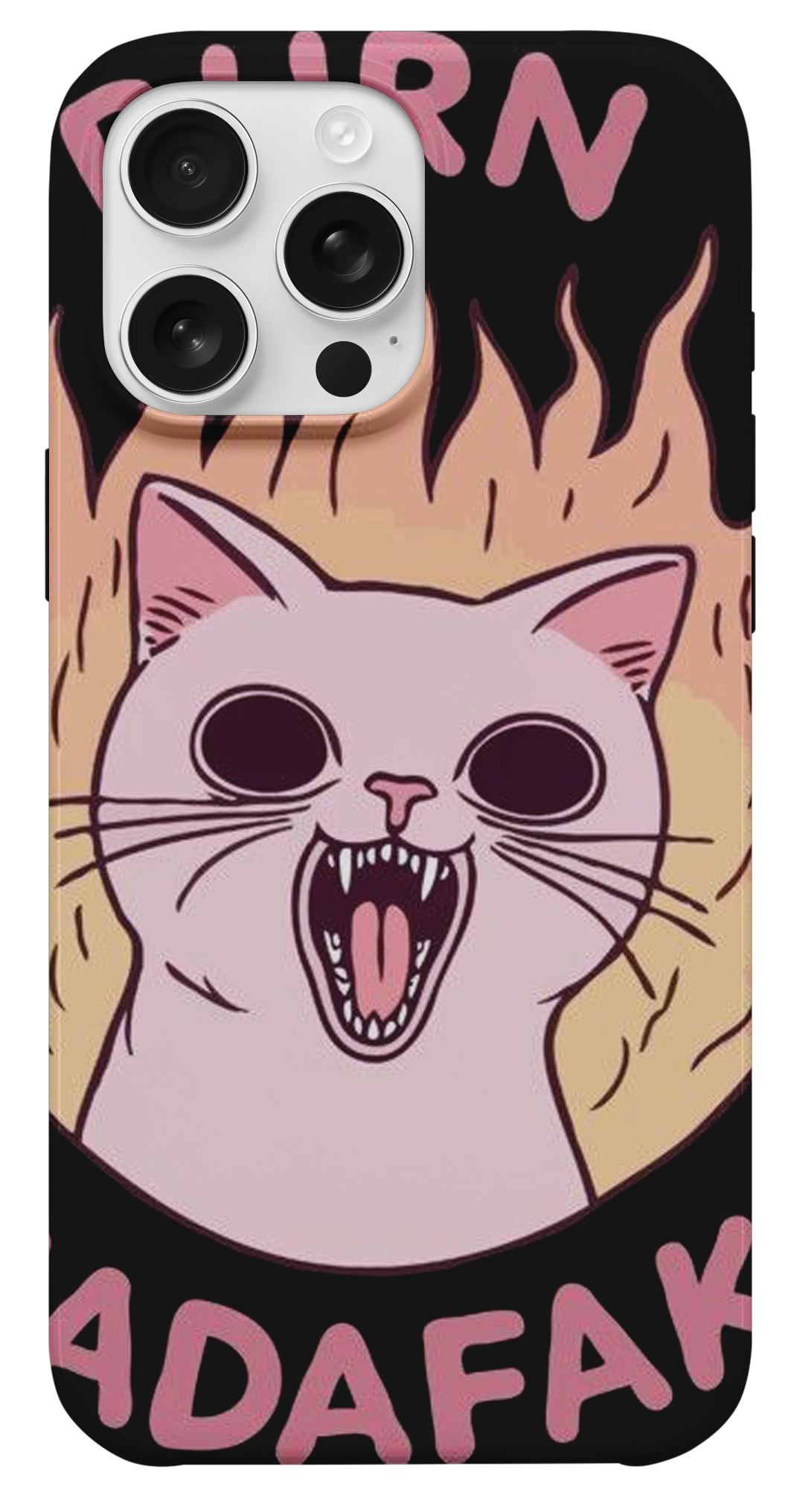 Öfkeli Kedi Telefon Kılıfı