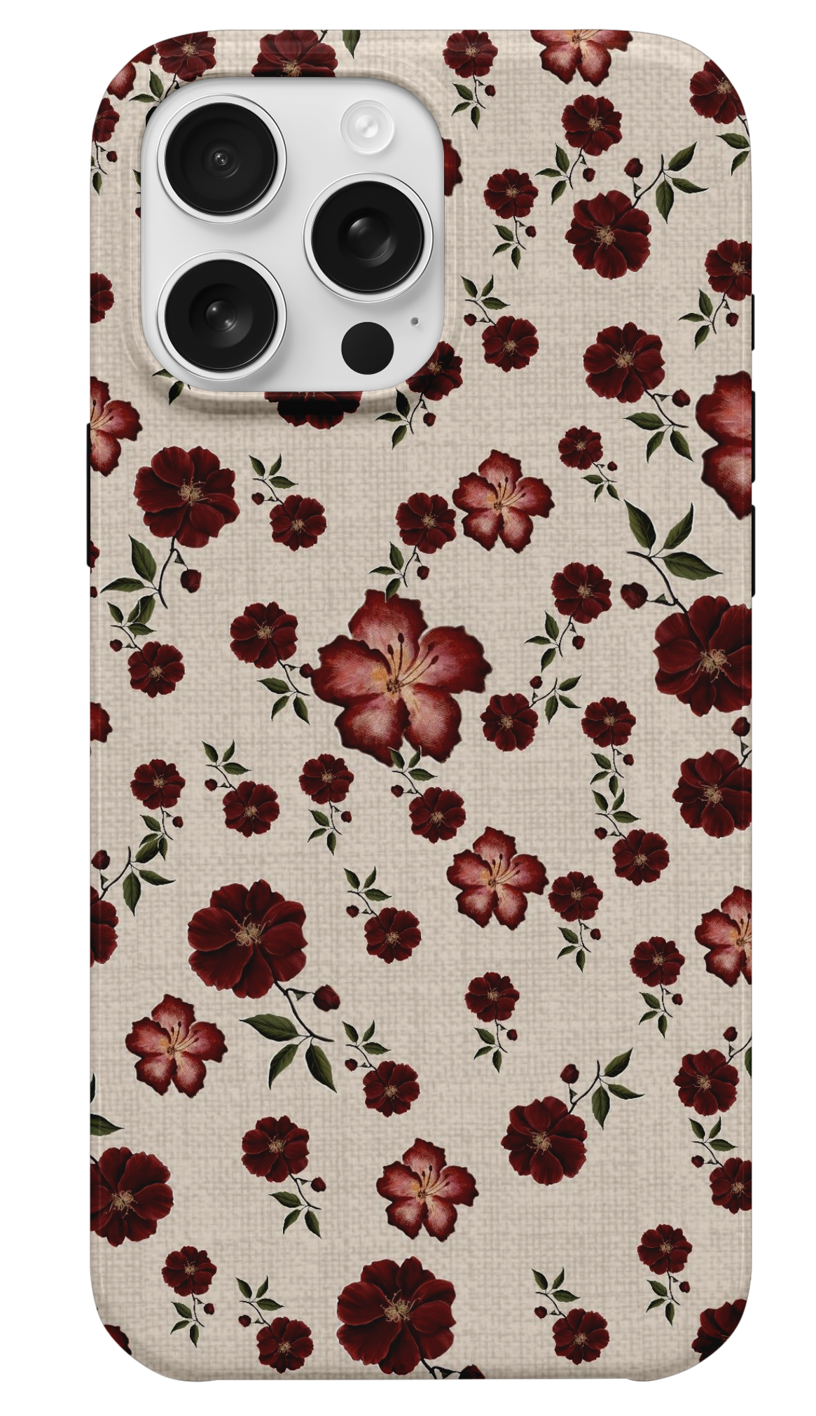 Çiçek Motif Telefon Kılıfı
