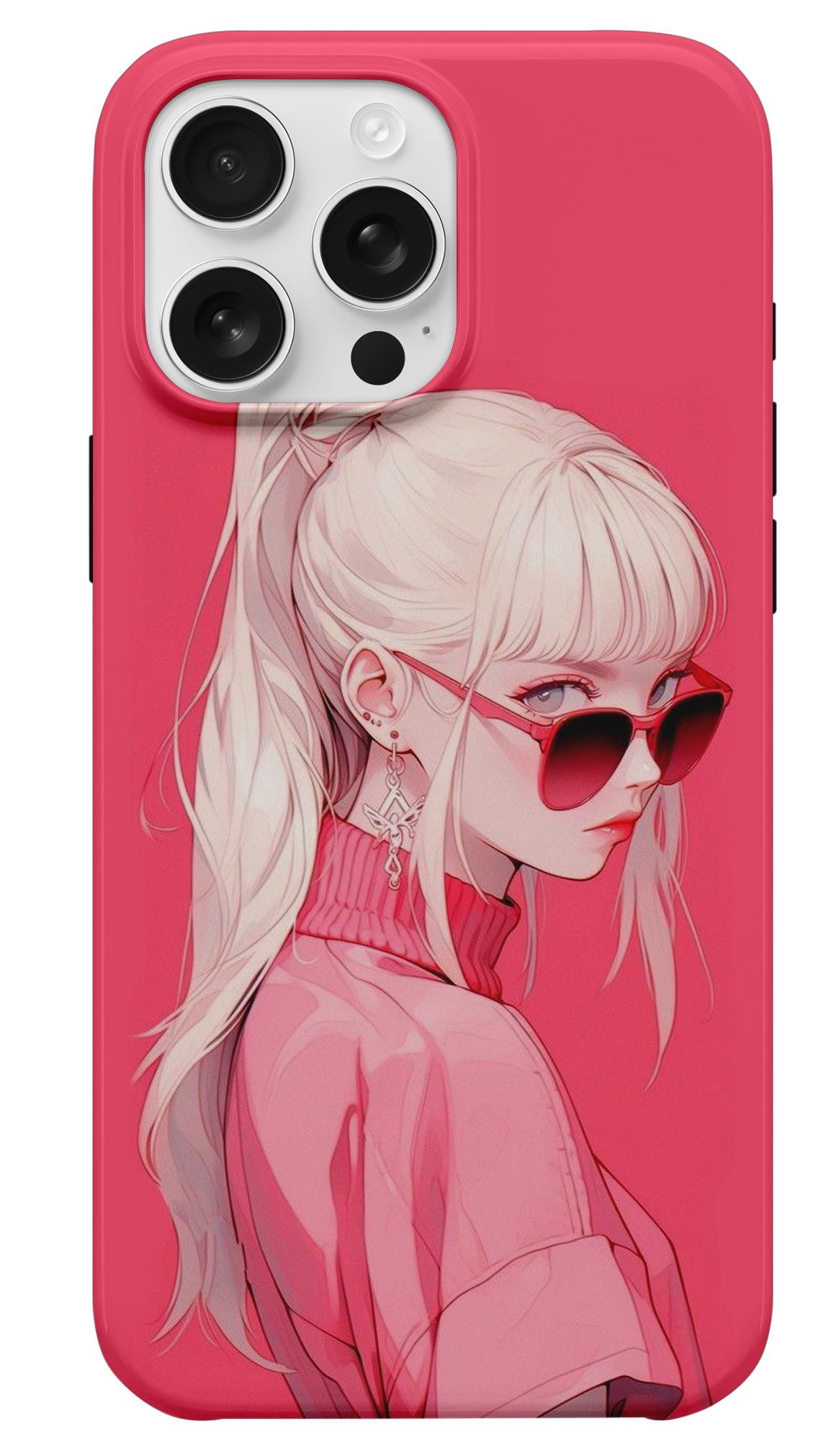 "Pink Dream Attitude" / "Neon Glow Portrait"