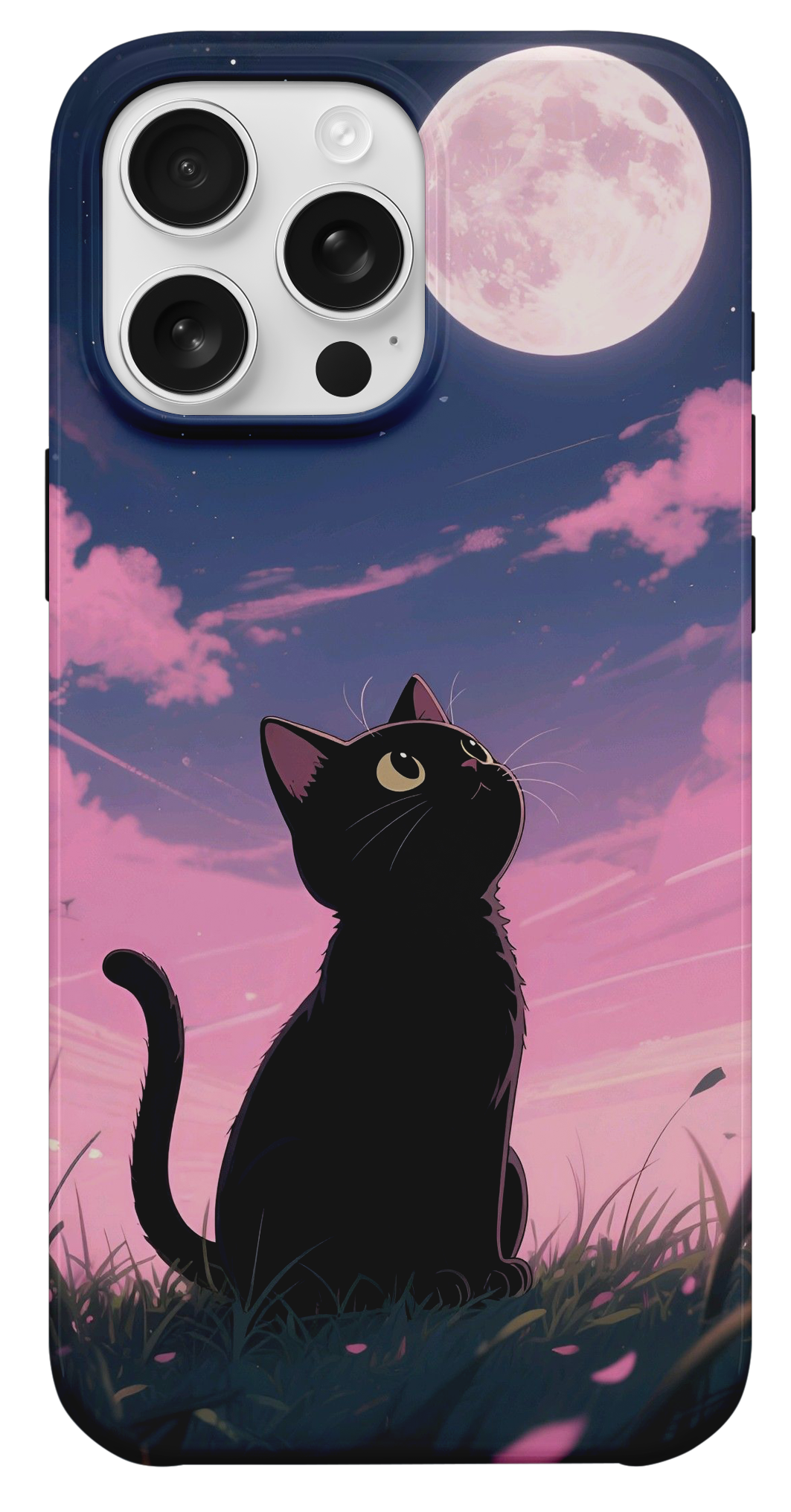 Ay Işığında Kedi Telefon Kılıfı