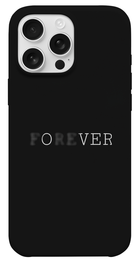 Forever Baskılı Minimalist Telefon Kılıfı