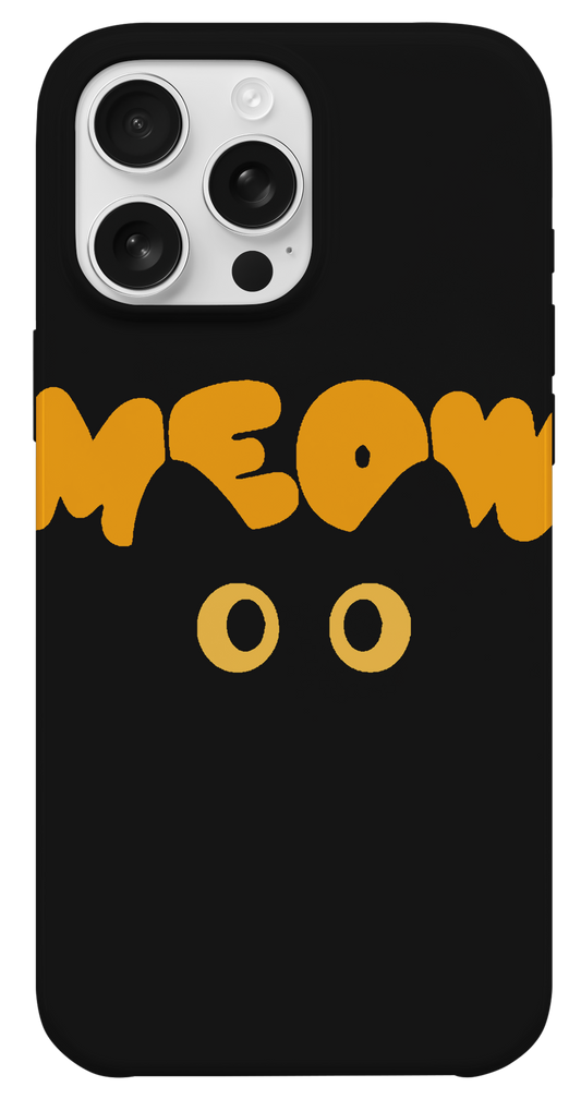 Meow Baskılı Telefon Kılıfı