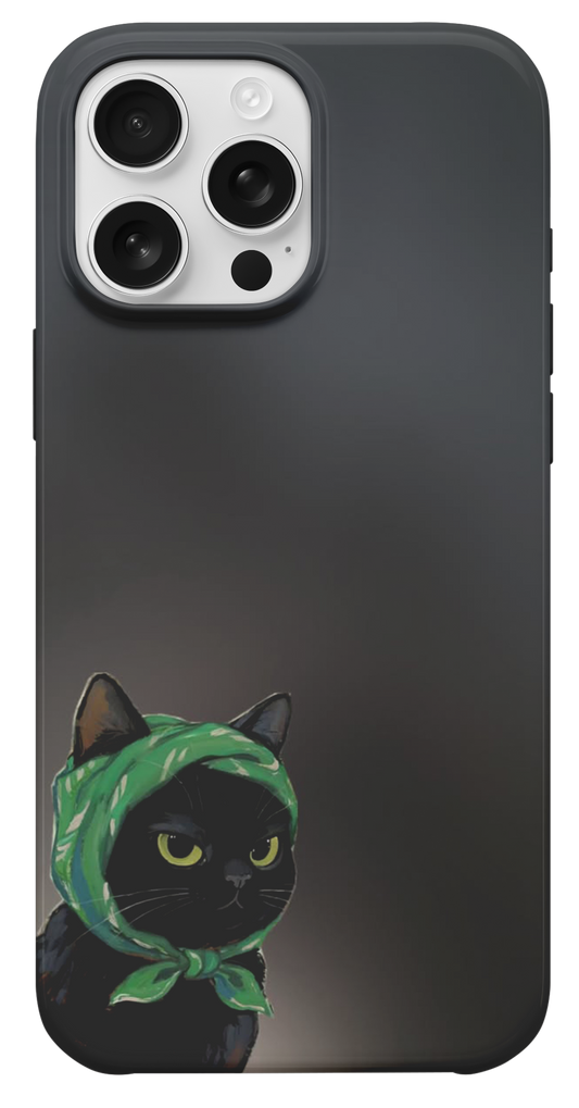 Fularlı Kedi Telefon Kılıfı