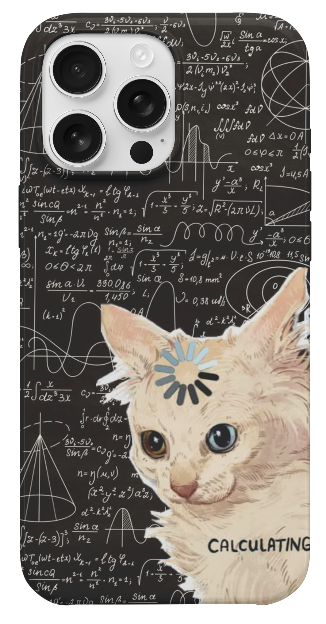 Calculating Kedi Telefon Kılıfı