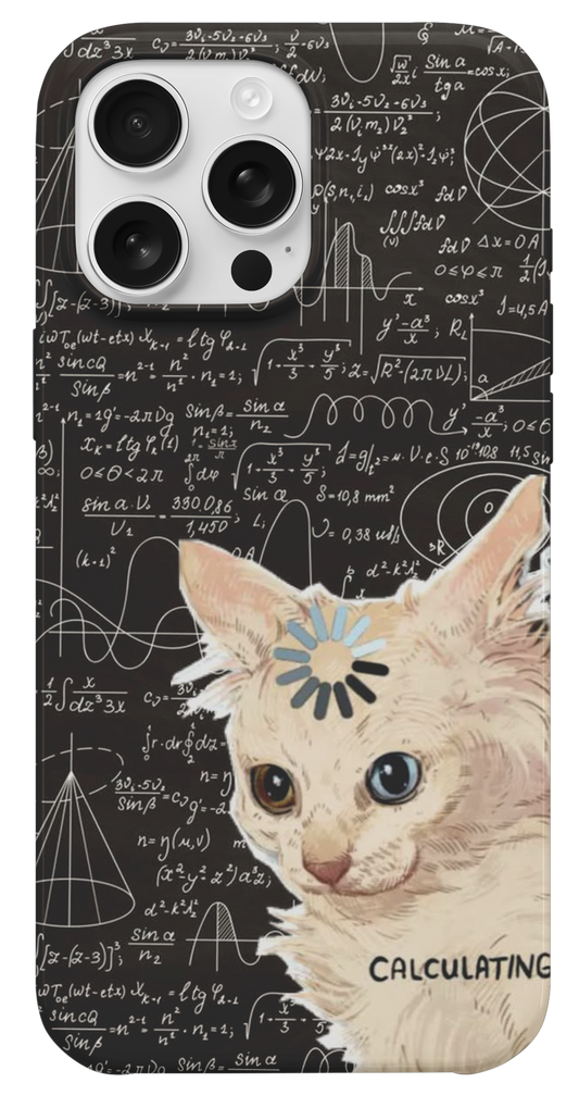 Calculating Kedi Telefon Kılıfı