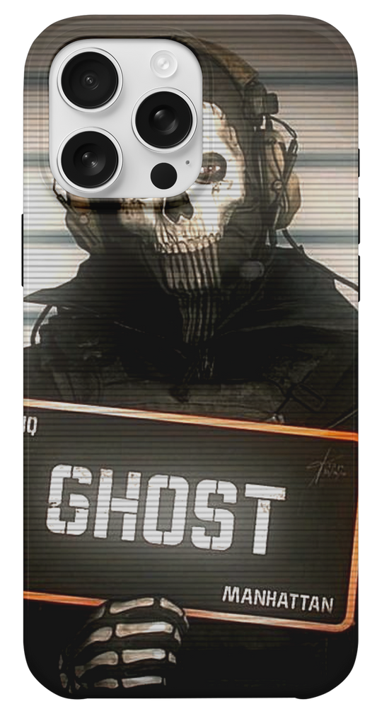 Ghost Manhattan Kurukafa Tasarım Telefon Kılıfı