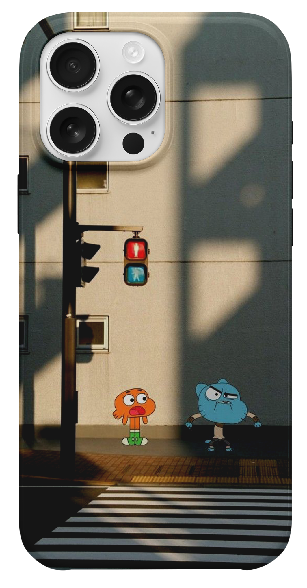 Gumball Şehir Manzarası Telefon Kılıfı