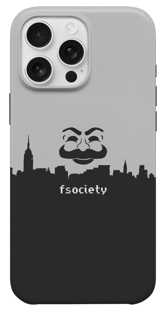 fsociety B&W Telefon Kılıfı