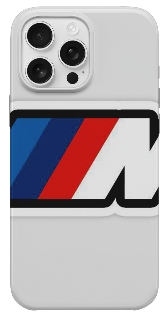 M Sport Logo Beyaz Telefon Kılıfı