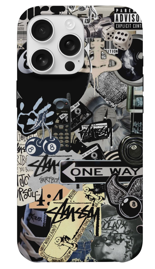Magic Wheels Retro Hip-Hop Telefon Kılıfı