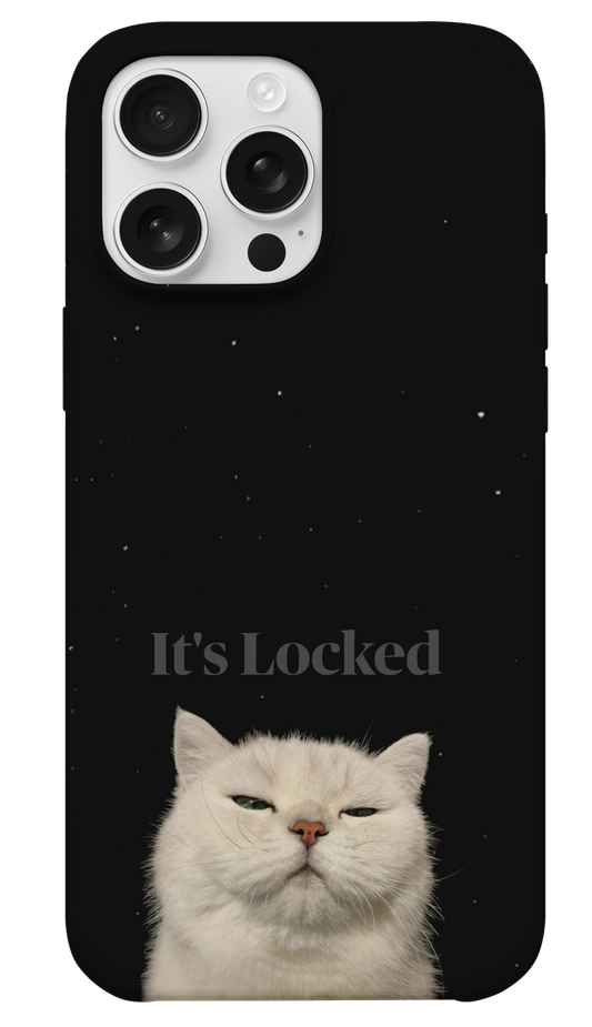 No Access Teddy - Komik Kedili Telefon Kılıfı -