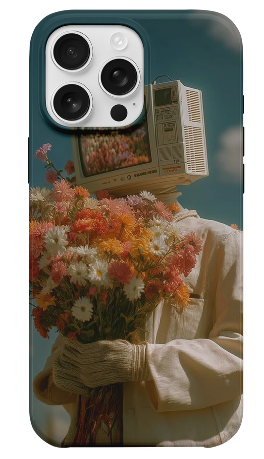 Analog Bloom Retro TV Telefon Kılıfı