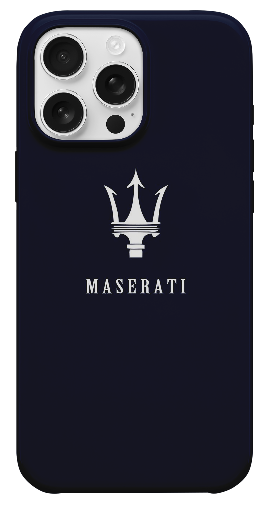 Maserati Logolu Lacivert Telefon Kılıfı