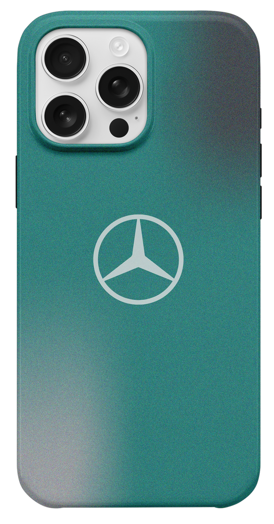 Mercedes Logolu Yeşil Telefon Kılıfı