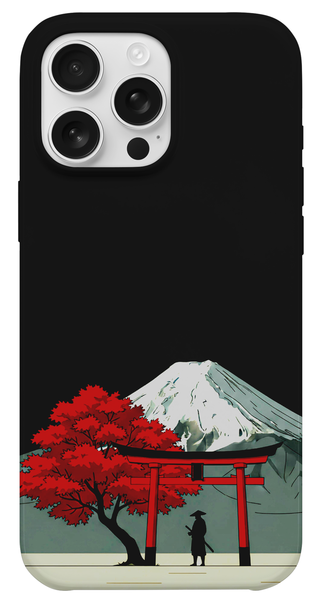 Japon Tapınağı ve Fuji Dağı Telefon Kılıfı