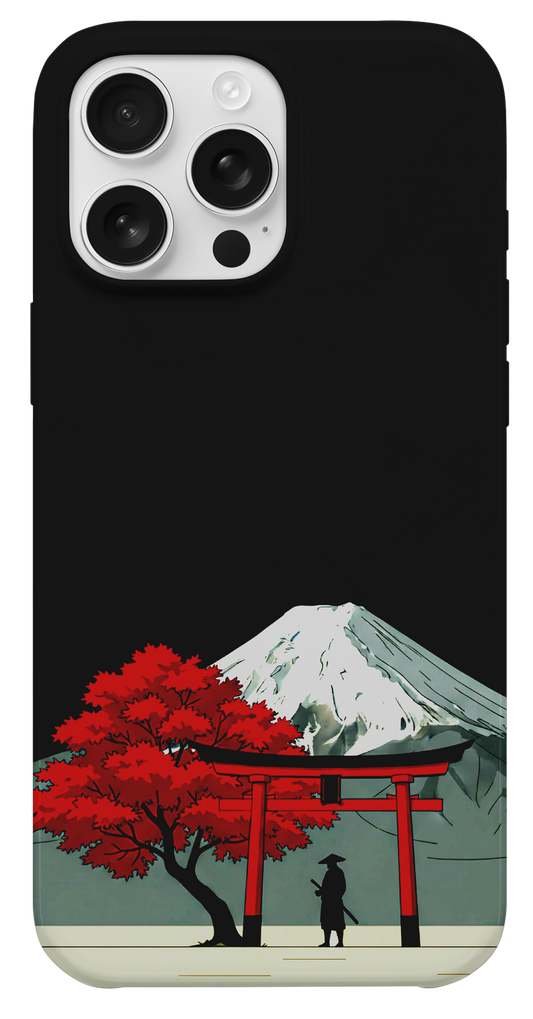 Japon Tapınağı ve Fuji Dağı Telefon Kılıfı