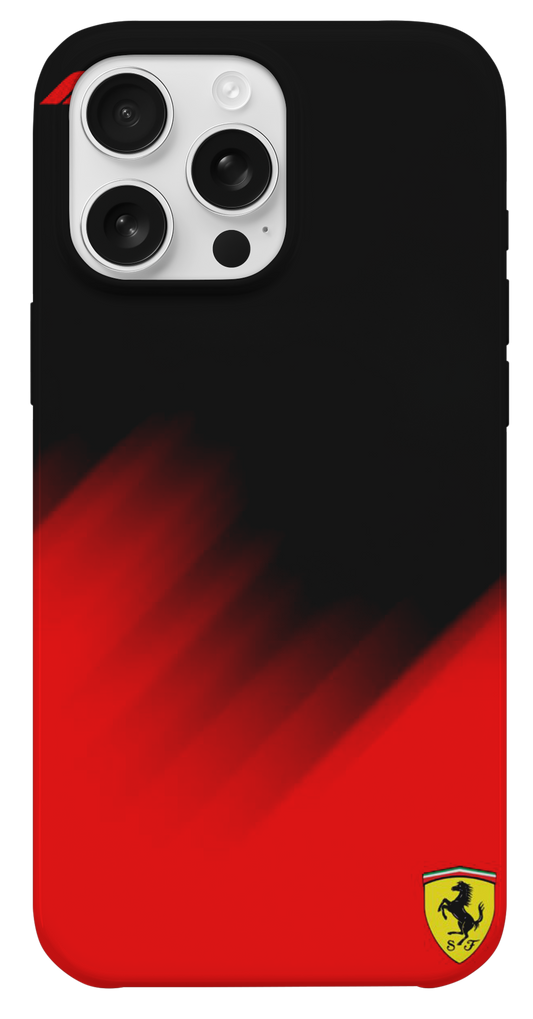 Ferrari Logo Kırmızı Siyah Telefon Kılıfı