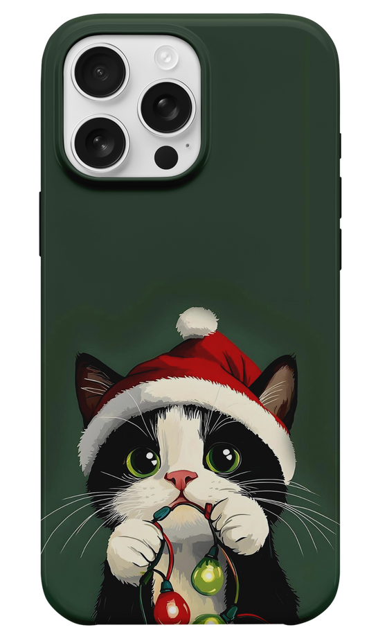 Noel Kedi Telefon Kılıfı