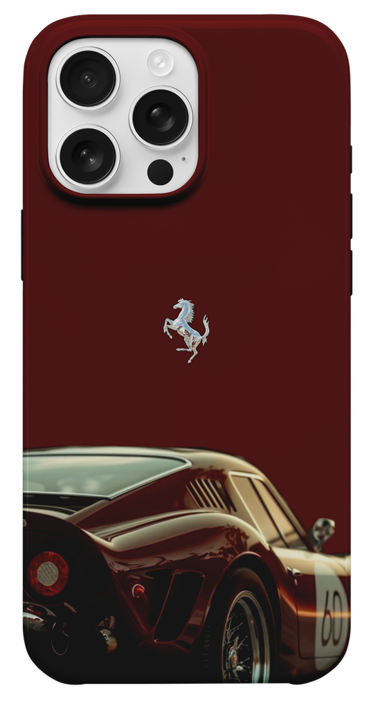 Ferrari Logolu Klasik Spor Araba Telefon Kılıfı