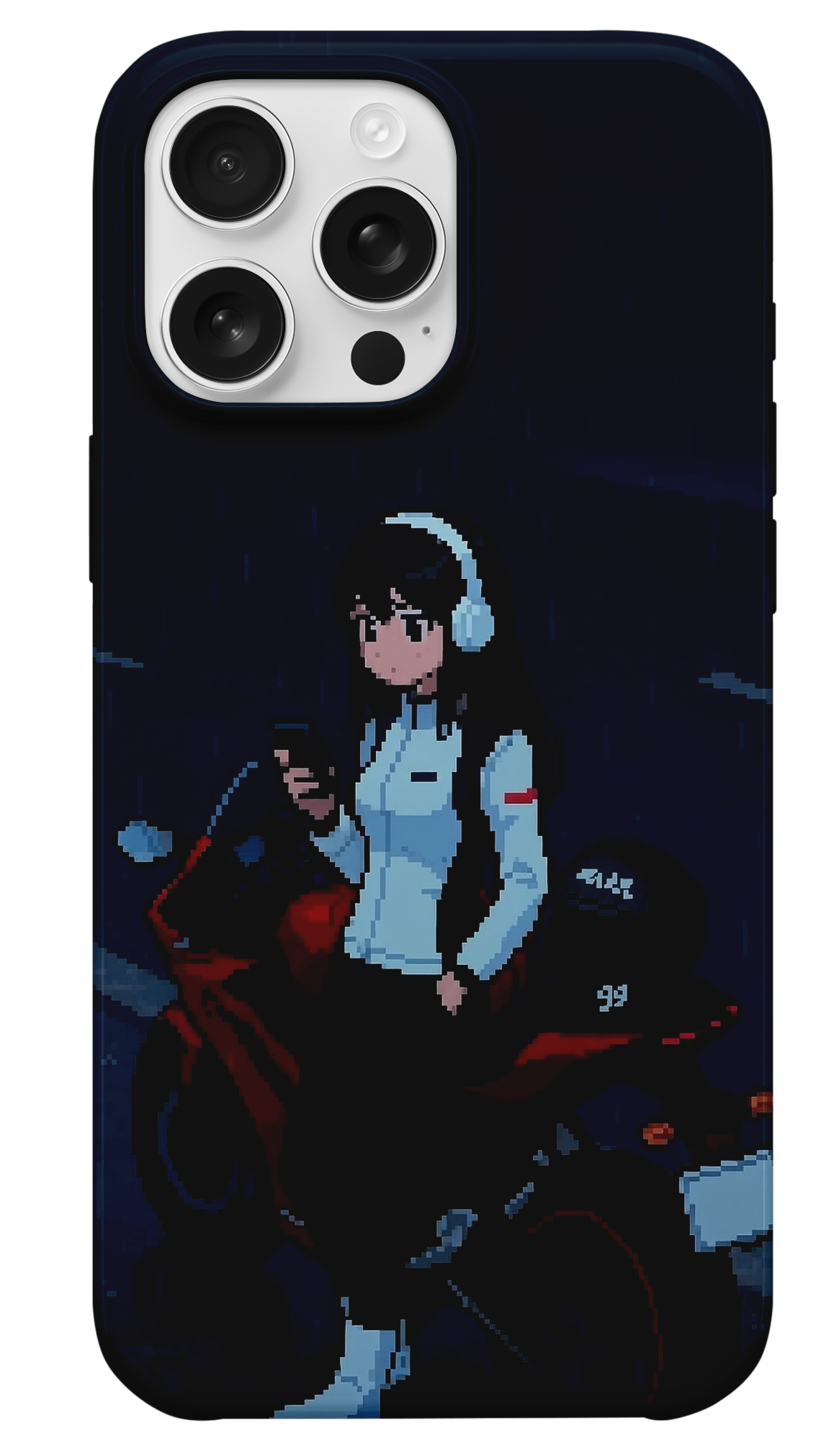 8-bit Motogirl Telefon Kılıfı