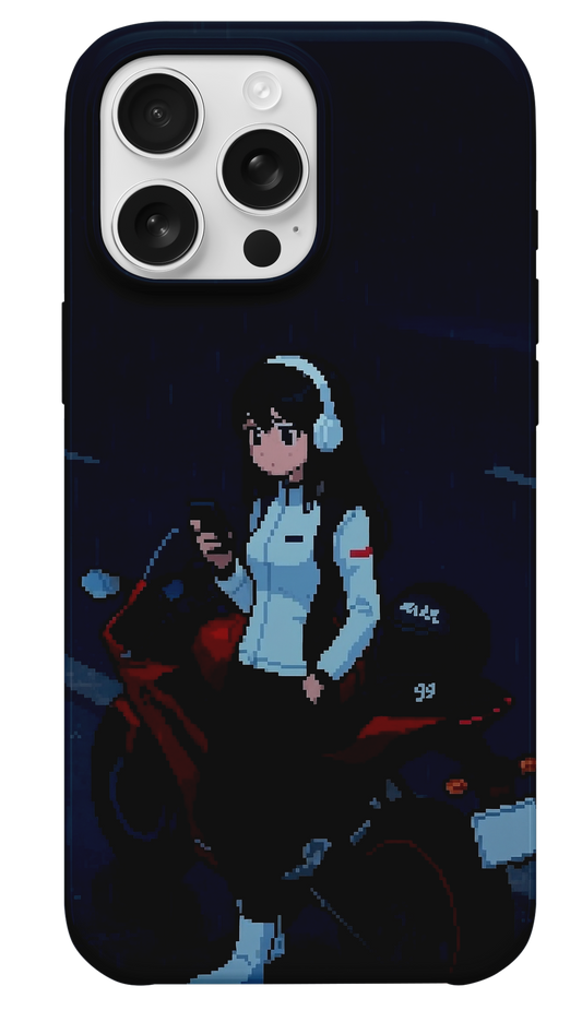 8-bit Motogirl Telefon Kılıfı
