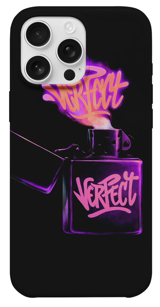 Perfect Neon Çakmak Tasarımlı Telefon Kılıfı
