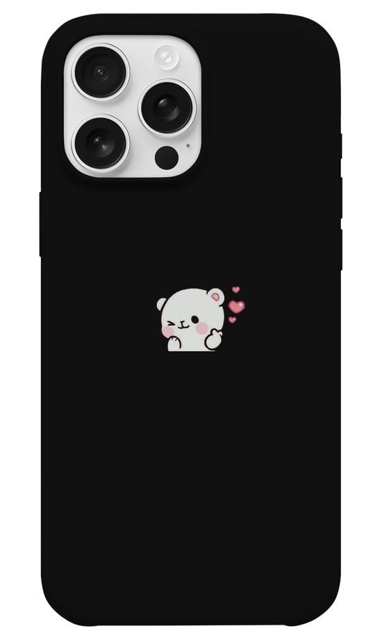 Sevimli Ayıcık Kalp Telefon Kılıfı