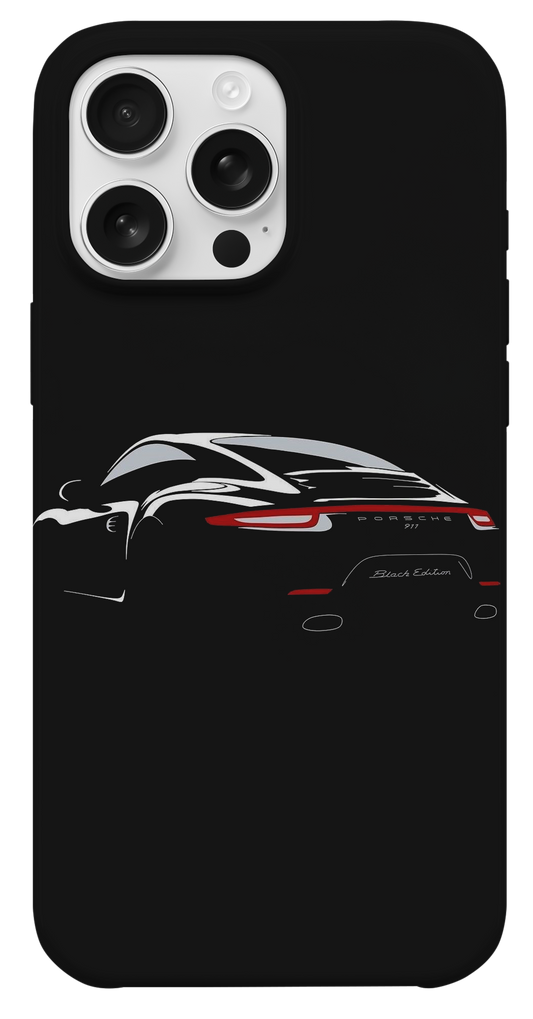 Porsche 911 Black Edition Telefon Kılıfı