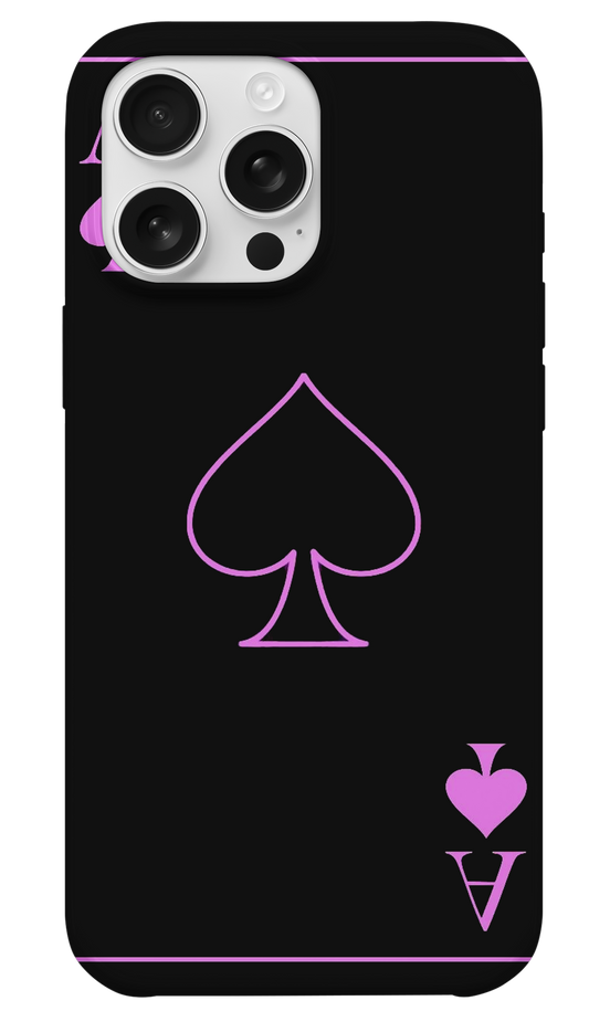 Ace Spade Pembe - Siyah