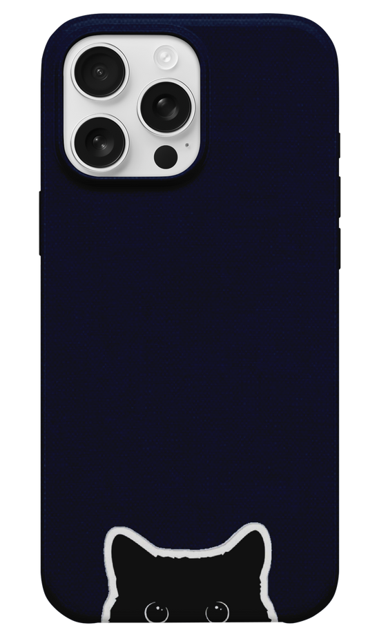 Blue & Black Cat Telefon Kılıfı