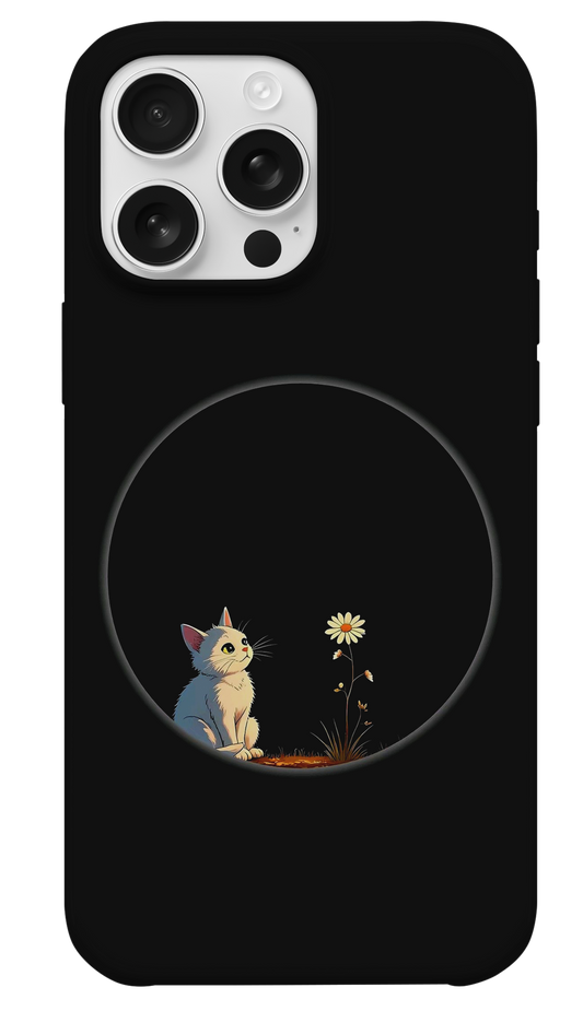 Kedi & Papatya Telefon Kılıfı