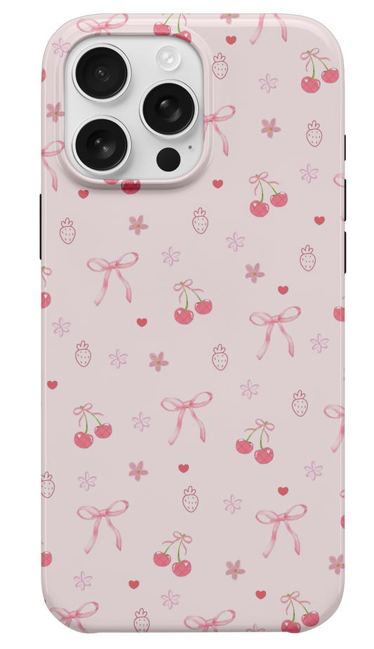 Kiraz Pattern Telefon Kılıfı