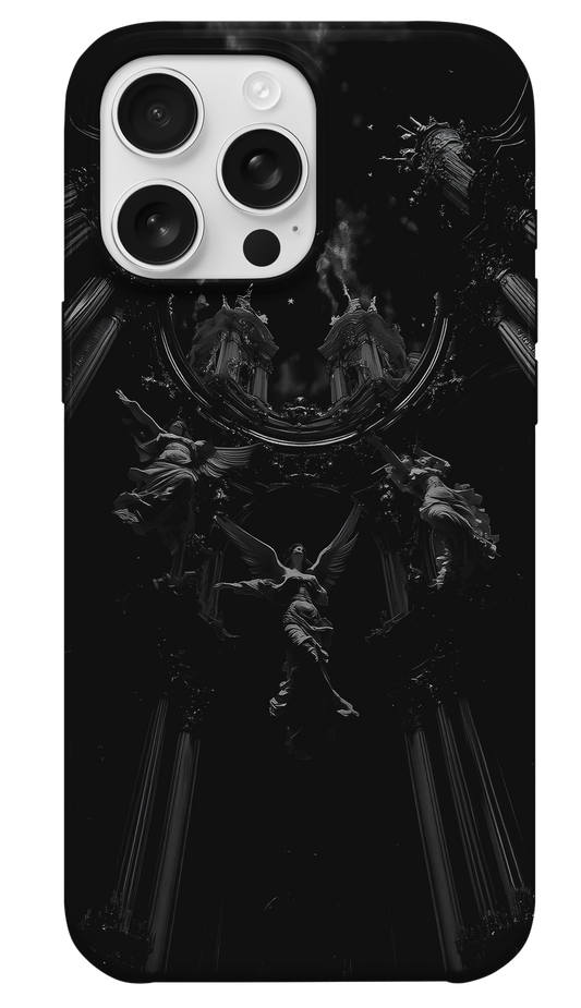 Dark Academia Black Angel Telefon Kılıfı