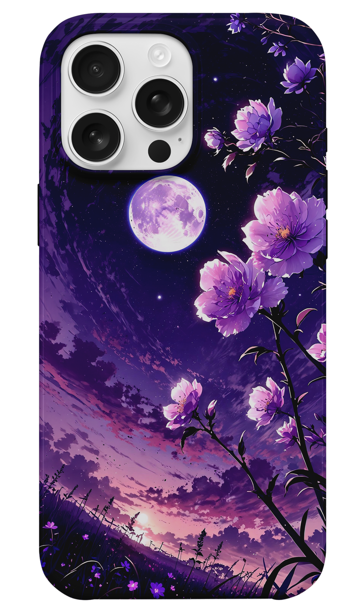 Pembe Ay Telefon Kılıfı