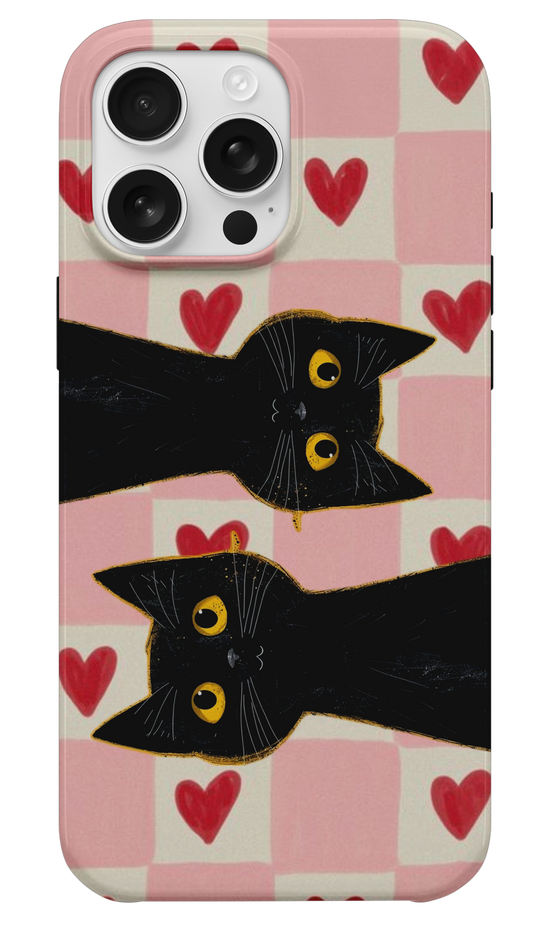 Kalpli Kedi Telefon Kılıfı