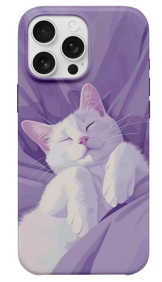 Beyaz Kedi Telefon Kılıfı