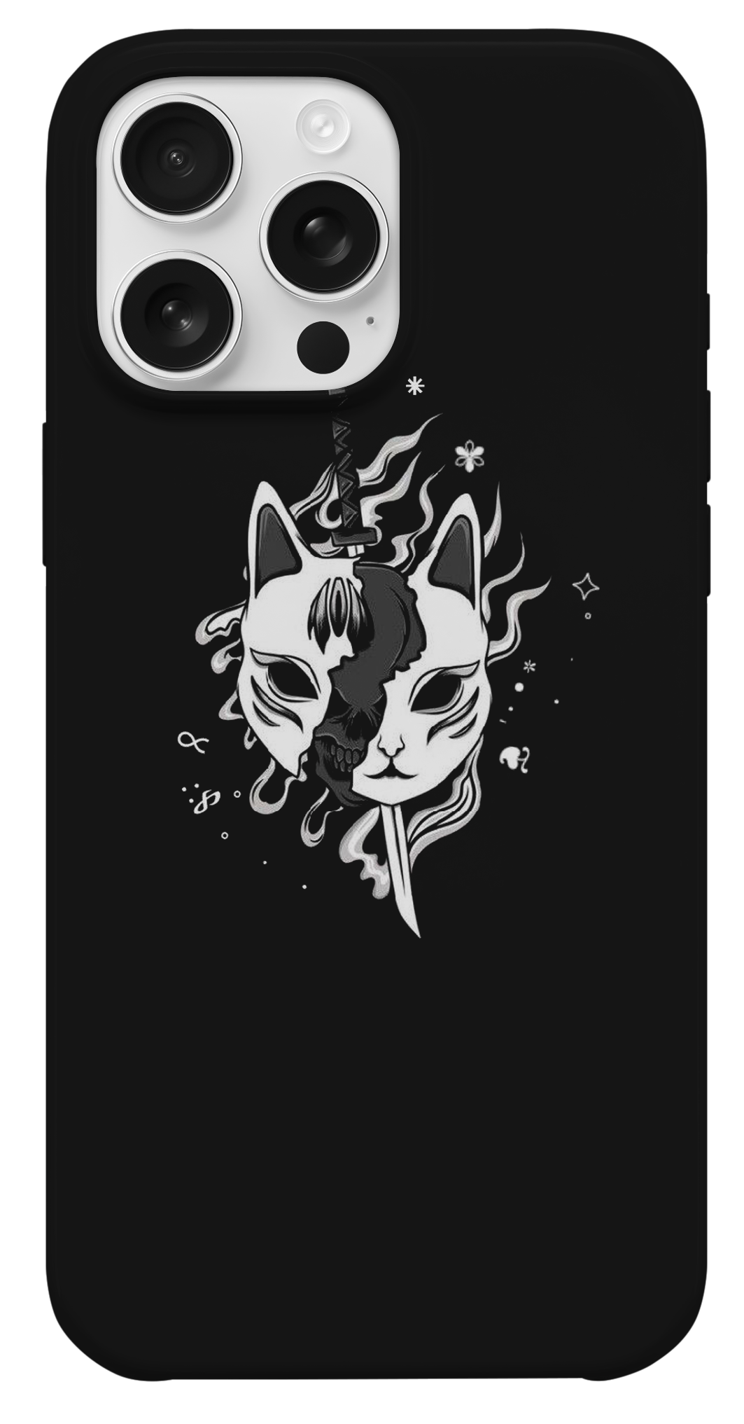 Mistik Kitsune Maske Telefon Kılıfı